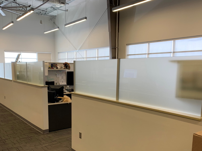 Commerical Glass Installation in Office